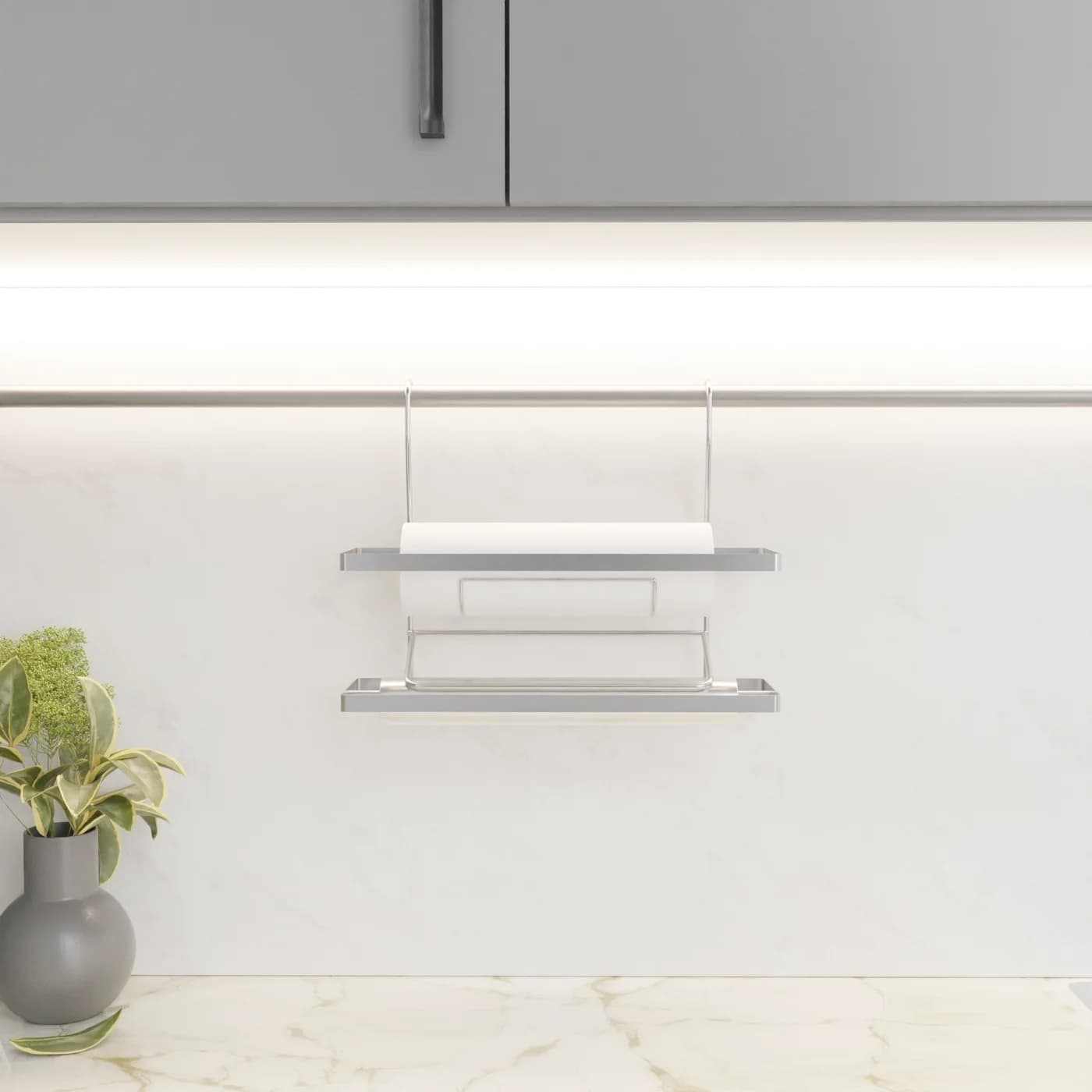 Porte rouleaux double